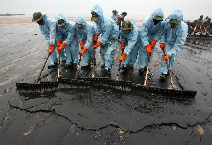 petroleo polui